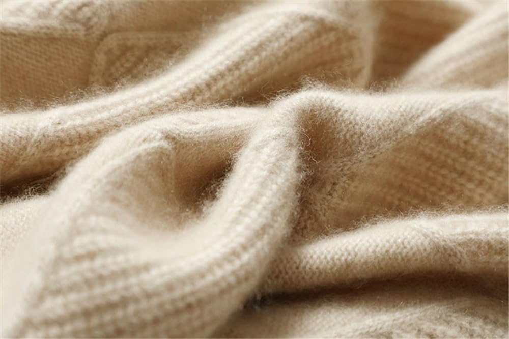 100% Cashmere Winter Warm Sweater Women New Latest Fashion for Women 2022 Clothes High Street Turtleneck Tops - Image 4