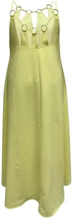 Elegant Dresses Cutout -Ring Decor Asymmetrical Casual Fashion Summer Female Clothing Outfits - Image 6