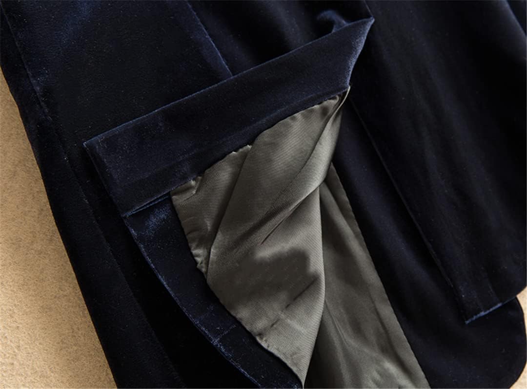 Fashion Gold Velour Casual Blazer Suit Women's Clothing Thin Professional Spring Autumn Blazers Suit Jackets - Image 5