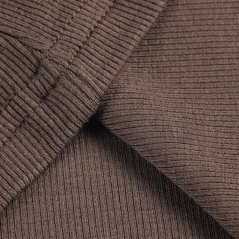 GEMBERA Womens Long Sleeve Turtle Neck Basic Slim Fitted Ribbed Knit Tops Thermal Shirts - Image 6