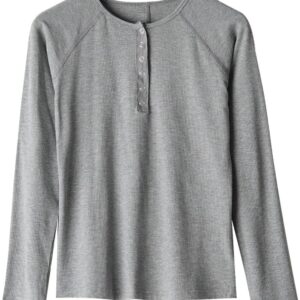 JSEIAJB Women's Slim-fit Base Shirt Long Sleeve T-Shirt O Collar Top Spring and Autumn Clothing