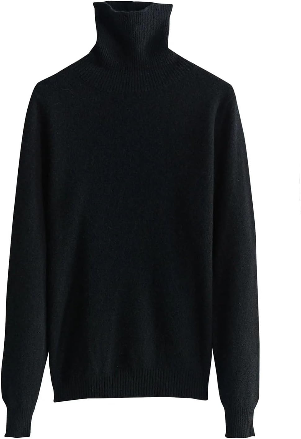 Knitted Sweater Coat Cashmere Sweater Women Wool high Collar Fashion Pullover Solid Color Pullover Women's Clothing - Image 5