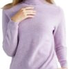 Knitted Sweater Coat Cashmere Sweater Women Wool high Collar Fashion Pullover Solid Color Pullover Women's Clothing