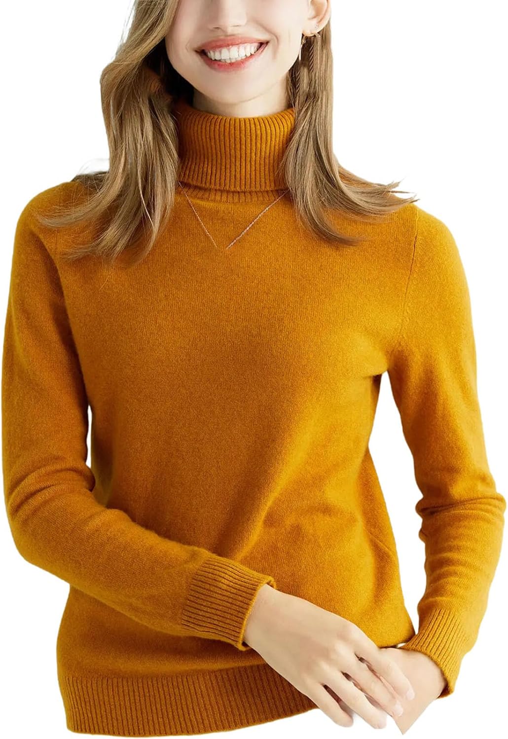 Knitted Sweater Coat Cashmere Sweater Women Wool high Collar Fashion Pullover Solid Color Pullover Women's Clothing - Image 11