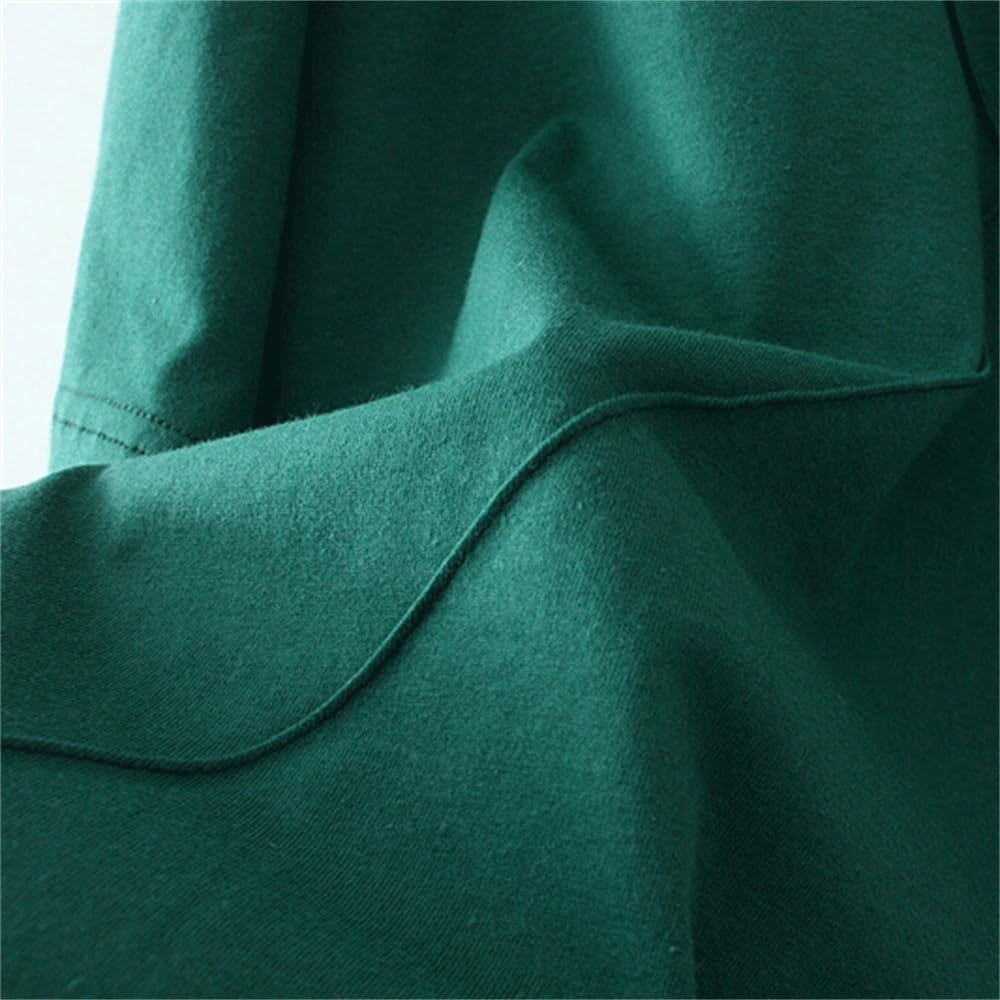 MVUYO Short Sleeve Tops T-Shirt Tees Women Clothing Loose Cotton Metal Pearl Pendant Decoration - Image 5