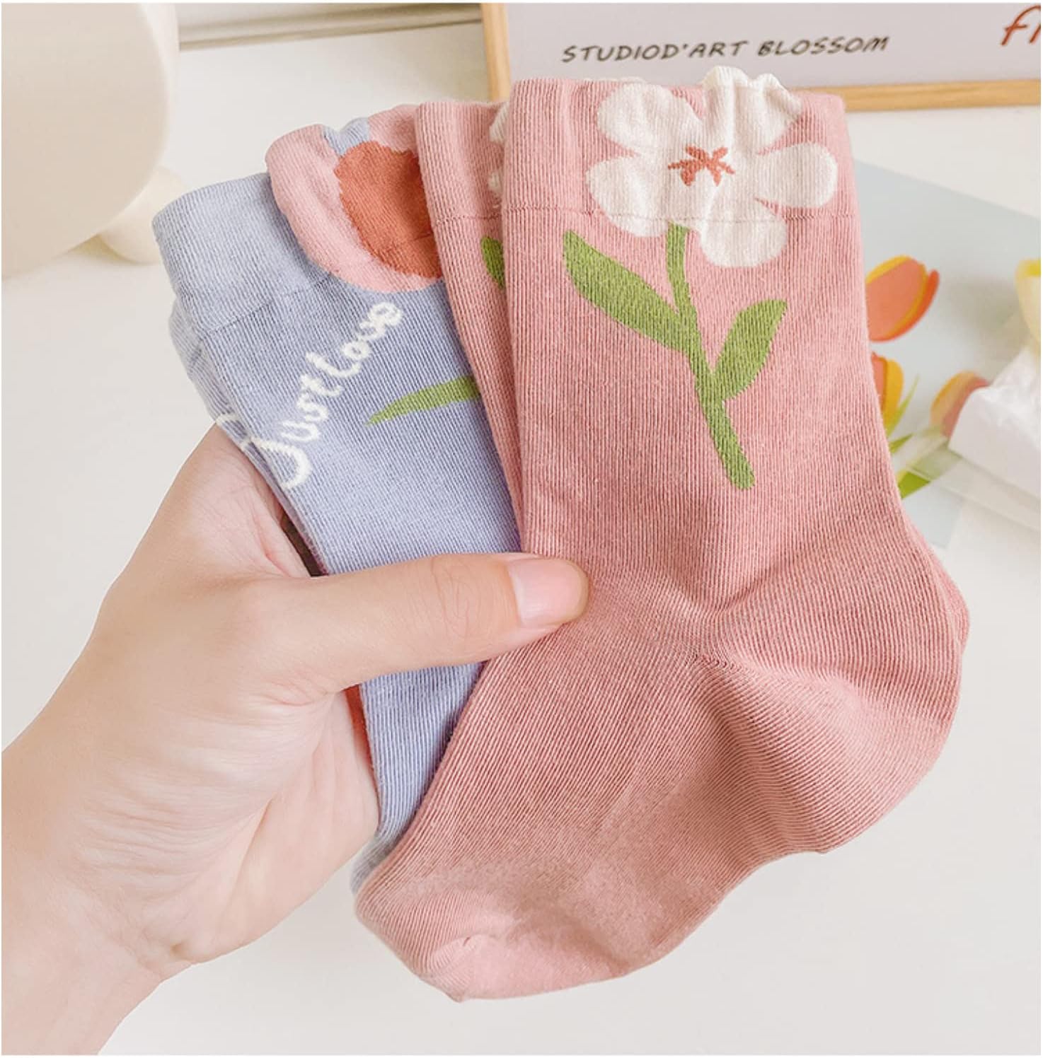 OTAODKA Cute Cotton Socks for Women and Girls Novelty Ankle Athletics Sock - Image 6