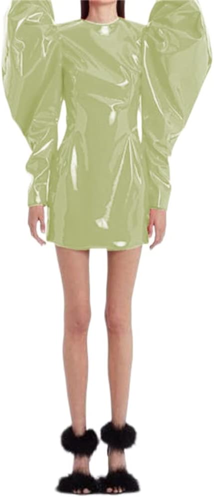 Sexy Women Fashion Big Puff Long Sleeve Mini Dress Slim Sheath Bodycon Party Club Mini Dress Streetwear Spring Autumn Clothes - Image 27