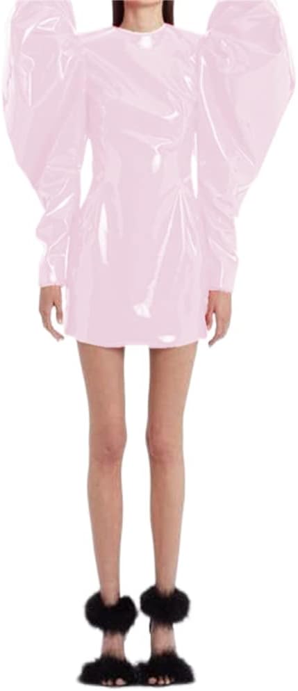 Sexy Women Fashion Big Puff Long Sleeve Mini Dress Slim Sheath Bodycon Party Club Mini Dress Streetwear Spring Autumn Clothes - Image 20