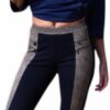 Skinny Pants by Anze Creations – Black and Gray Pants – Slim Leg Pants | Womens Fashion Clothing - Small