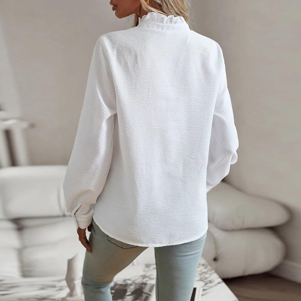 WINSUNNY Color Elegant Long Sleeve Clothing Fashion Ladies Tunic Casual Tshirt - Image 6