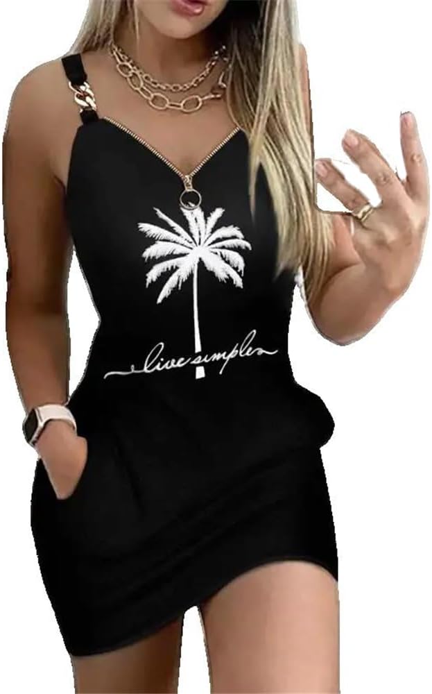 WINSUNNY Elegant Dresses Sexy Vneck Zipper Mini Fashion Summer Casual Female Clothing - Image 11