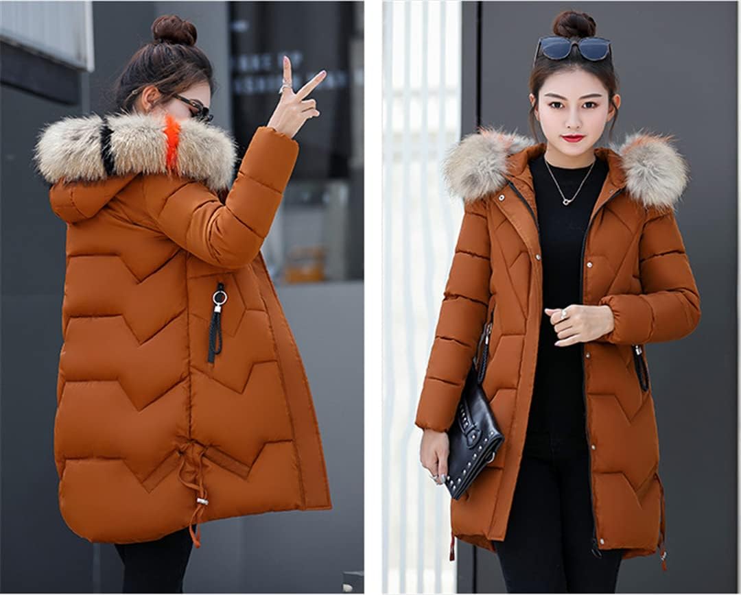 Winter Parka Coat Women Korean Loose Fashion Hooded Jacket White Red Black M-3XL Plus Size Slim Warmth Clothing - Image 6