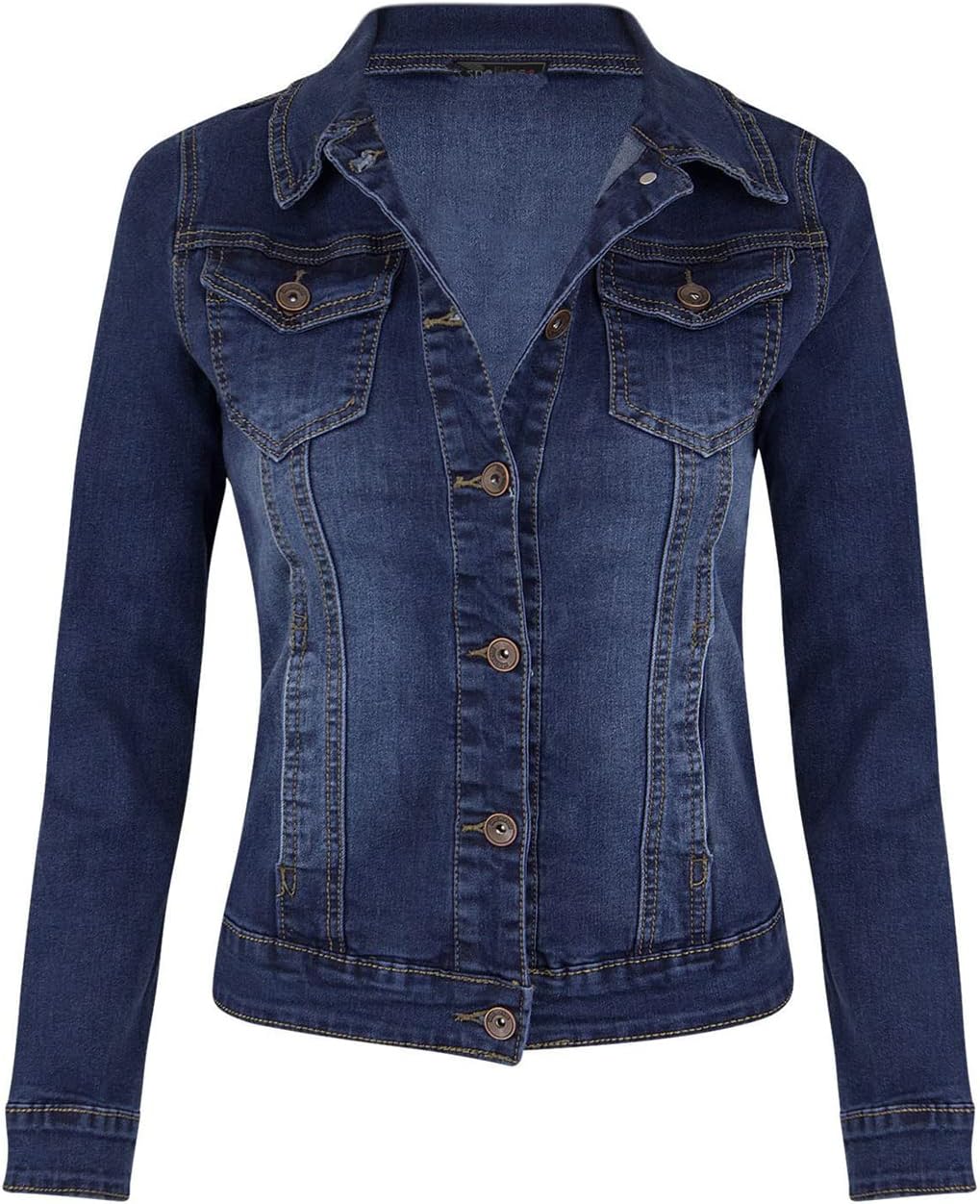 Woman Denim Jacket Fashion Slim Elastic Long Sleeve Jeans Jacket Coat Autumn Winter Casual Clothing - Image 6