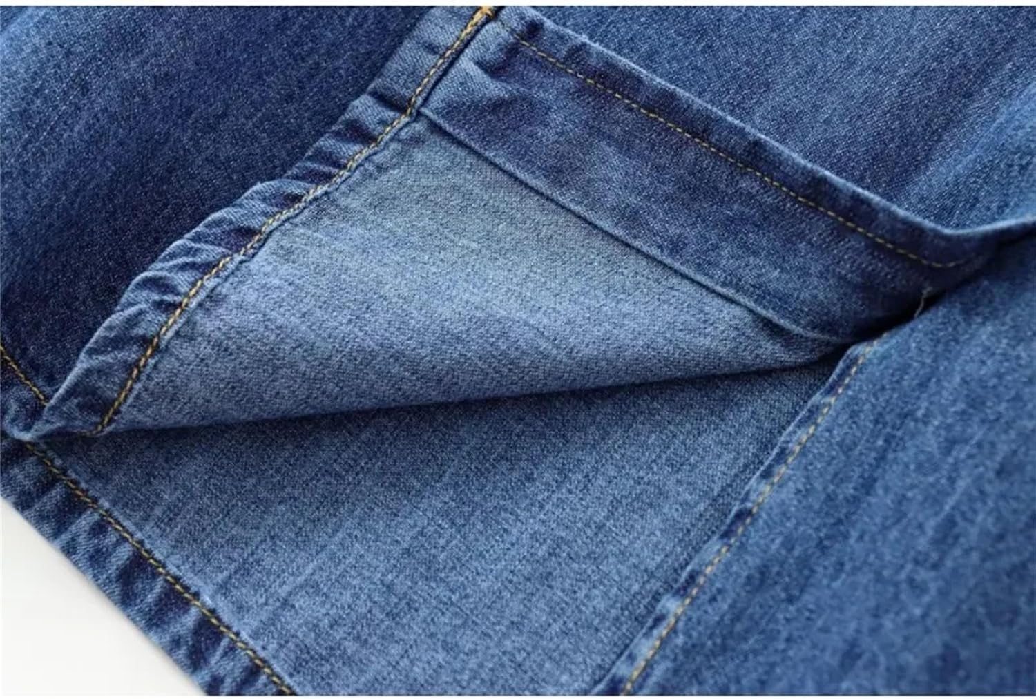 Women Fashion Casual Denim Shirt Chic Collar Three Quarter Button Top Blouses Female Clothing - Image 5