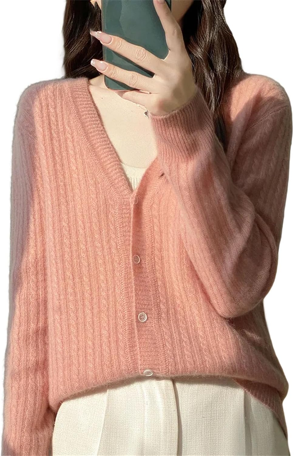 Women's Cardigan Sweaters Lightweight Oufits Clothes Fashion Trendy Long Sleeve Tops Casual Jackets - Image 14