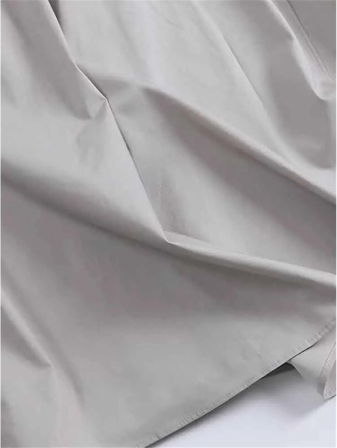 Women's Clothing Fashionable and Versatile Temperament Simple Old Money Style Loose Dress with Zipper - Image 6