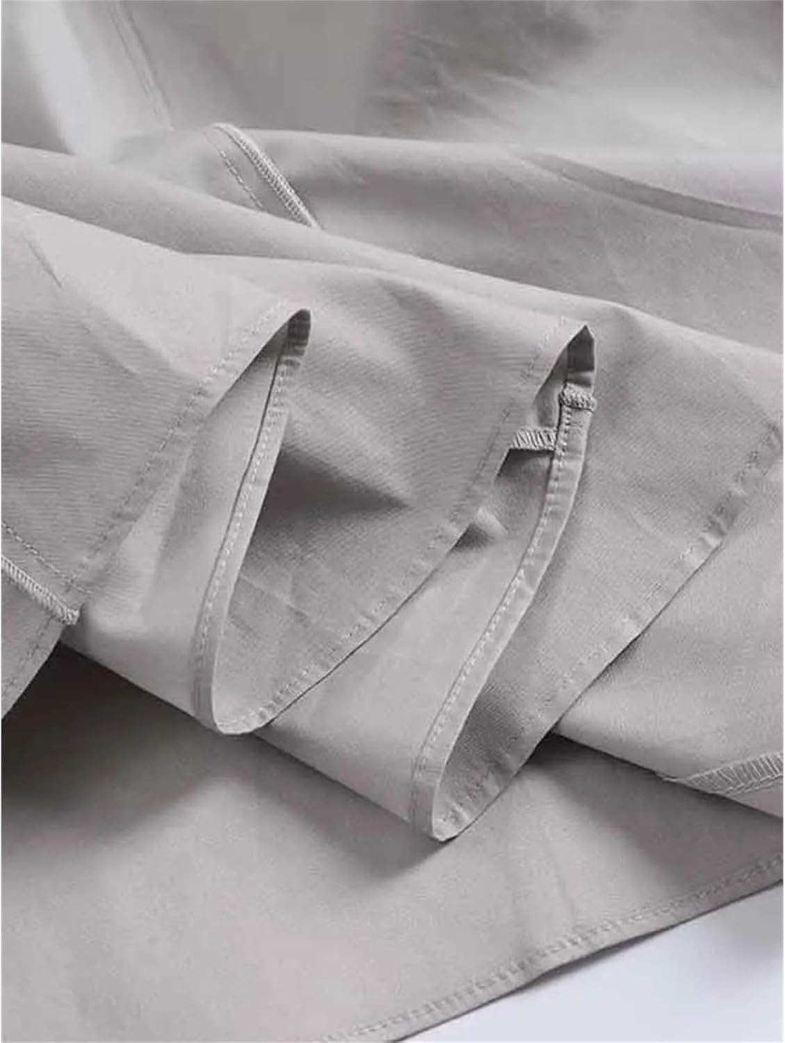 Women's Clothing Fashionable and Versatile Temperament Simple Old Money Style Loose Dress with Zipper - Image 7