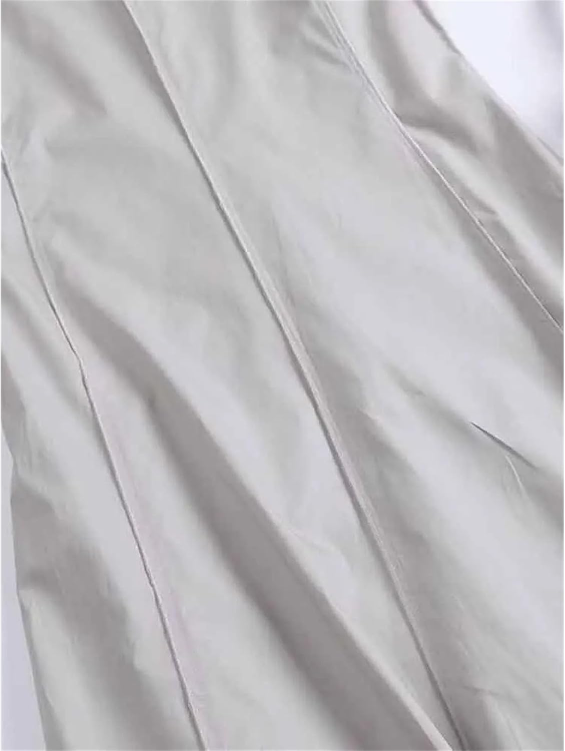 Women's Clothing Fashionable and Versatile Temperament Simple Old Money Style Loose Dress with Zipper - Image 5