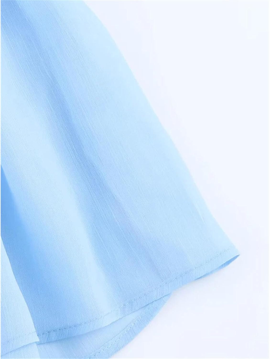 Women's Products Clothing Fashionable Lined V-Neck Thin Sling Drape Dress Spaghetti Strap Vestidos - Image 7